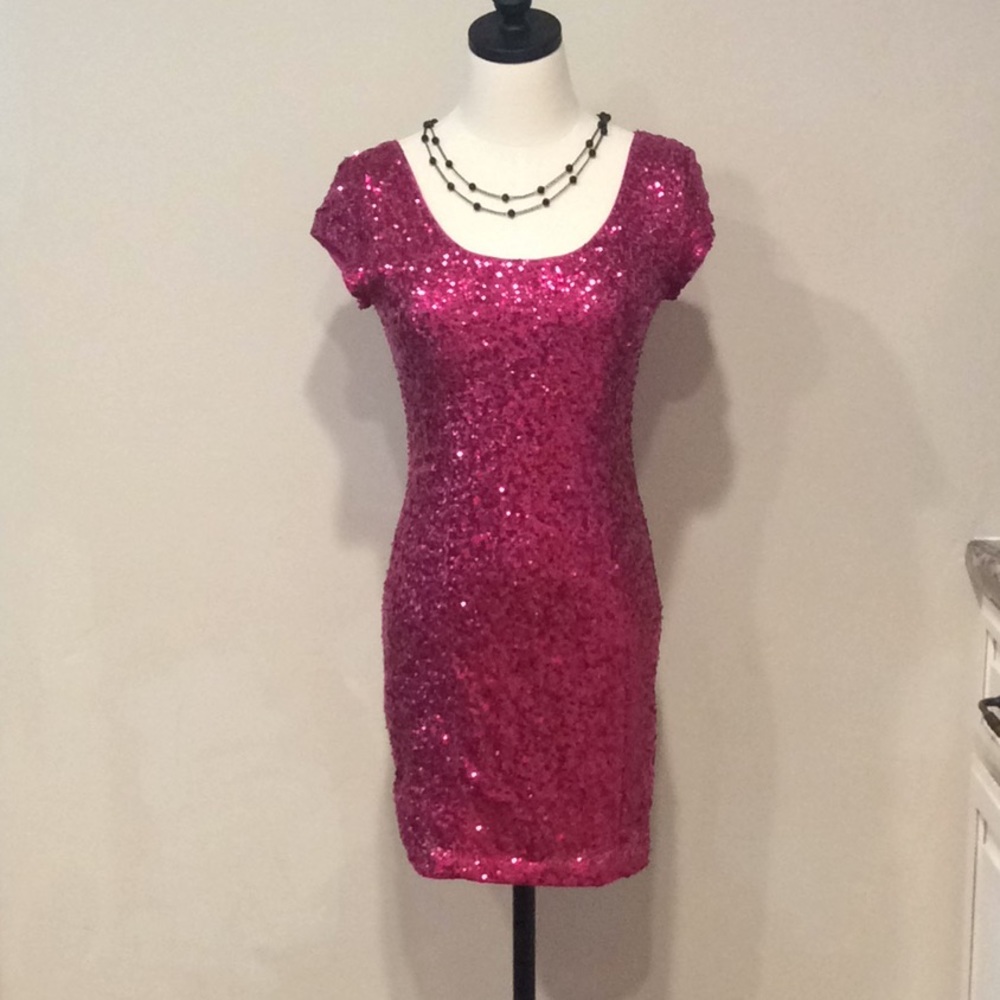 Sequence Pink Dress